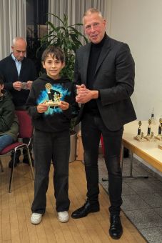 Justus Fahmi, 3. Platz U12 Stadtmeisterschaft 2024/25