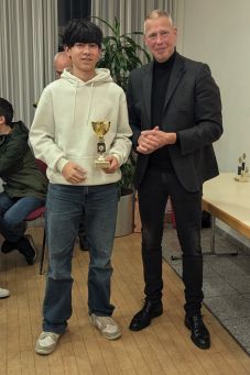 Leonardo Schink, 2. Platz U20 Schnellschach-Vereinsmeisterschaft 2025
